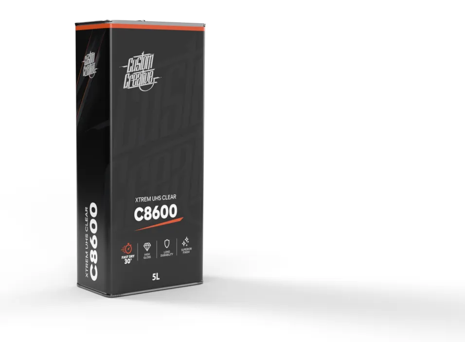 Envase de 5 litros de barniz C8600 Xtrem UHS Clear
